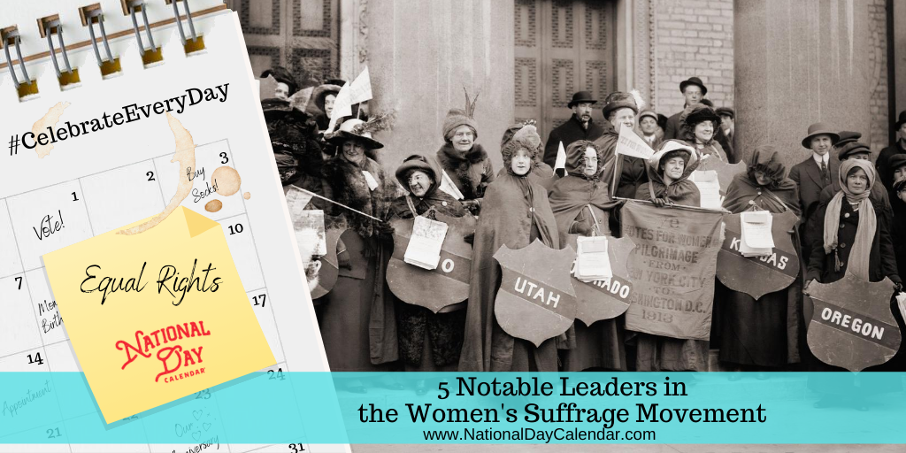 5 Notable Leaders in the Women's Suffrage Movement
